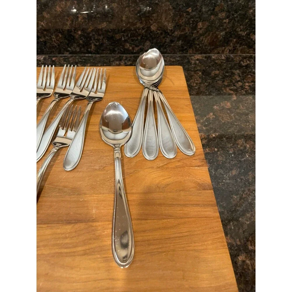 20 piece stainless Cambridge a-21 flatware set